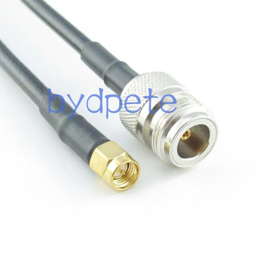 8inch RG58 N female jack to SMA male plug RF Pigtail Caox Jumper Cable 20cm - Image 1 of 1