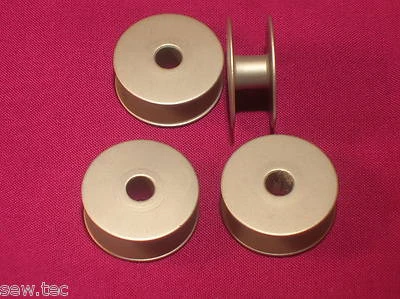   4 LARGE CAPACITY ALUMINUM BOBBIN FOR INDUSTRIAL SEWING MACHINES FITS BROTHER   - Image 1 of 2