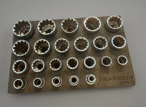 Franklin 1/2in Drive Multidrive 23 Piece Socket Set 8-32 - Picture 1 of 5