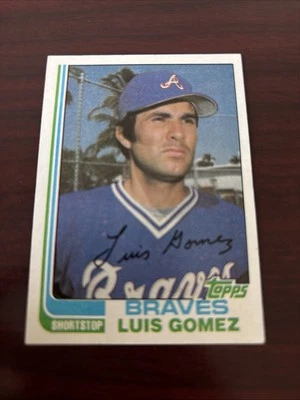 1982 Topps #372 Luis Gomez Atlanta Braves NM-MINT - Image 1 of 2