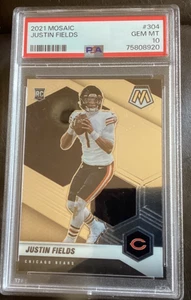 2021 Panini Mosaic Justin Fields Rookie #304 PSA 10 GEM MINT 💎  - Bild 1 von 2