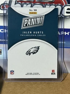2025 Panini The National Jalen Hurts Diamond #19 PhiladelphiaEagles Silver Pack - Picture 1 of 2