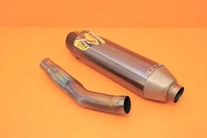 2013-2018 RMZ250 RMZ 250 FMF 4.1 Titanium Exhaust Muffler Silencer Slip On Pipe - Picture 1 of 17