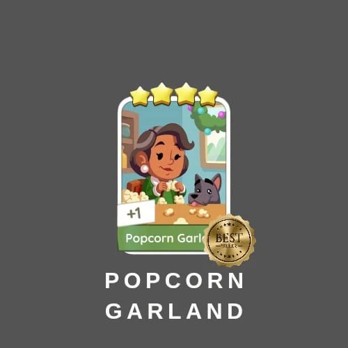 Popcorn Garland - Monopoly_Go_4⭐️⭐️⭐️⭐️ Star Sticker ⚡️⚡️Fast Delivery⚡️⚡️ - Image 1 of 1