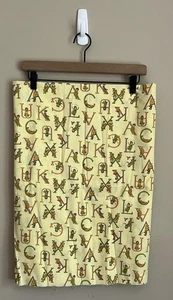 Fabric Remnant Vintage Alphabet ABCs Children 2.5 Yards Cotton Blend Material - Picture 1 of 3