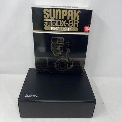 Sunpak Auto Thyristor DX-8R Ring Light Macro Flash Set 650-811 - Image 1 of 4
