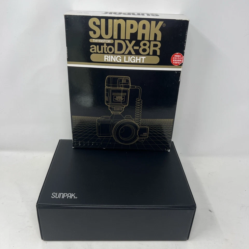 Sunpak Auto Thyristor DX-8R Ring Light Macro Flash Set 650-811 - Image 1 of 4