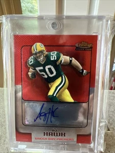 2006 Topps Finest- Rookie Signatures A.J. Hawk RC Auto 22/199 - Picture 1 of 5