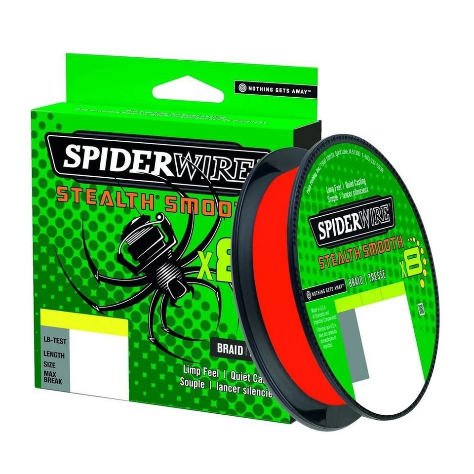 Spiderwire Stealth Smooth Carrier 8 Braid Code Red - Bild 1 von 1