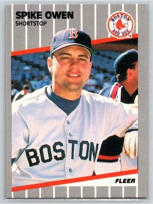 1989 Fleer #93 Spike Owen - Image 1 of 2