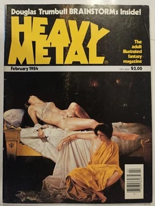 Vintage HEAVY METAL Magazine From 1984 Good Condition GGA - Picture 1 of 3