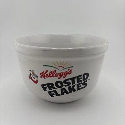 De colección Cereal Bowl 1999 Kellogg's Frosted Flakes Tony The Tiger Desayuno Nostalgia Foto 1 de 4