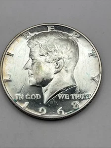 1968 S Kennedy Gem Proof Half Dollar Coin Set 40% Silver US-Toning - Picture 1 of 4