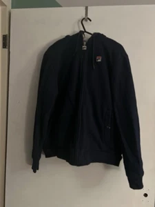 FILA Sherpa Fleece Lined Full Zip Hoodie Size Men’s Small - Picture 1 of 8