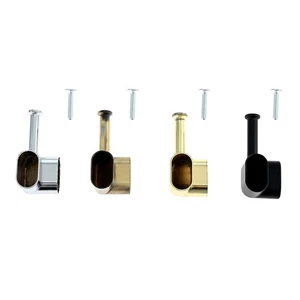 2x Ceiling/Wall Top Flange Seat Hanging Rod Corner Bracket Support Pipe Fittings - Picture 1 of 11