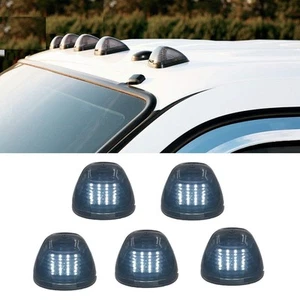 5 X Cab Marker Light, Smoke Lens White 16 LED Roof Running Lights, Top Cleara... - Picture 1 of 8