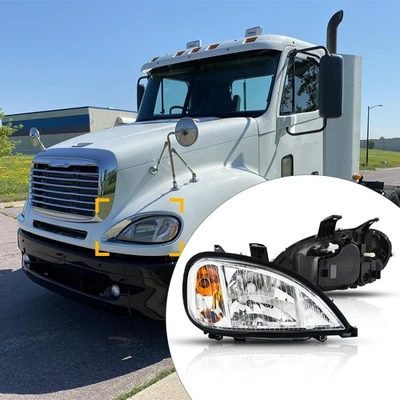 Fits 2004-2017 Freightliner Columbia Headlight Headlamp Replacement Right - Image 1 of 4