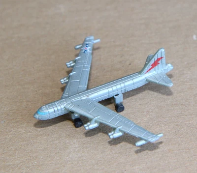 Galoob Micro Machines Military B-52 Stratofortress Bomber Silver Open - Image 1 of 2