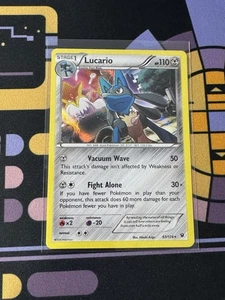 Pokémon Lucario Fates Collide 63/124 Holo Rare NM - Picture 1 of 2