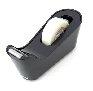 Scotch Klebeband gewichteter Schreibtisch Spender C18 schwarz mit 1 x 19 mm x 33 m Magic Rolle - Bild 1 von 7