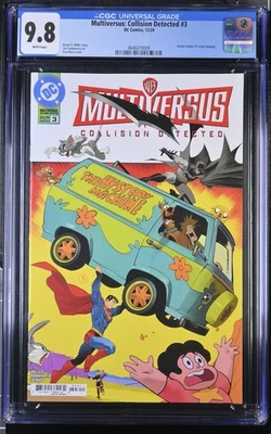 Multiversus: Collision Detected 3 CGC 9.8  Action Comics 1 cover homage - Image 1 of 3