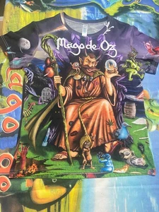 Mago De Oz 2000 Camiseta Gira Finisterra Opera Rock FullPrint Talla 12/14 Size - Picture 1 of 6