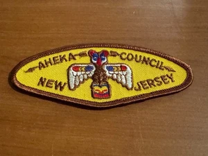 BSA, Aheka Council Shoulder Patch (CSP) (Issue TU-B), Yellow - Picture 1 of 1