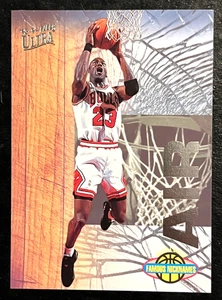 Tarjeta de inserción Fleer Ultra Michael Jordan 1993-94 apodos famosos AIR - Imagen 1 de 6