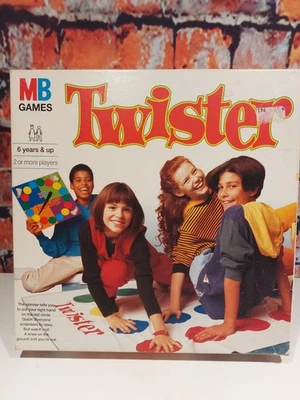 MB Games Twister Vintage 1996 Game Party Family Fun Retro Mat Spin Board Game - Image 1 of 3
