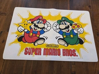 Super Mario Bros 1989 Nintendo Placemat ретро винтажный - Изображение 1 из 4