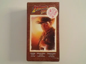 Indiana Jones Trilogy Collector’ 3 VHS Movies Box Set #12774 Pop Sticker - Picture 1 of 7