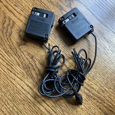 Lote de 2 Nintendo Gameboy Advance SP DS OEM AC Adaptador Cargador de Pared AGS-002 Foto 1 de 4