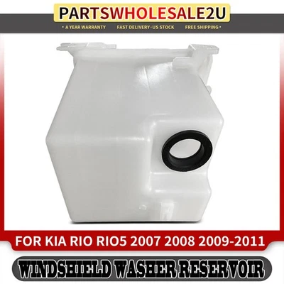 Depósito de lavadora de parabrisas con orificio de sensor de nivel de fluido para Kia Rio Rio5 2007-2011 Foto 1 de 4