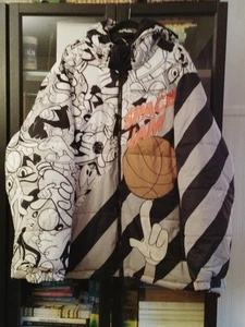 Members Only Mens 4XL Looney Tunes Space Jam Puffer Jacket Hooded  Winter Coat - Picture 1 of 2