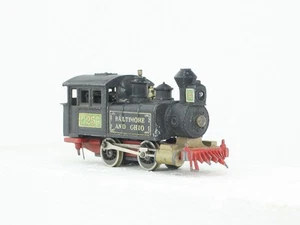HO Scale Silvine Baltimore & Ohio 0-4-0 Teakettle Locomotive Parts or Repair - Picture 1 of 8