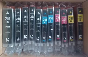 Cartuccia di inchiostro compatibile E-Z Ink (TM) 250XL 251XL. 11 cartucce - Foto 1 di 2
