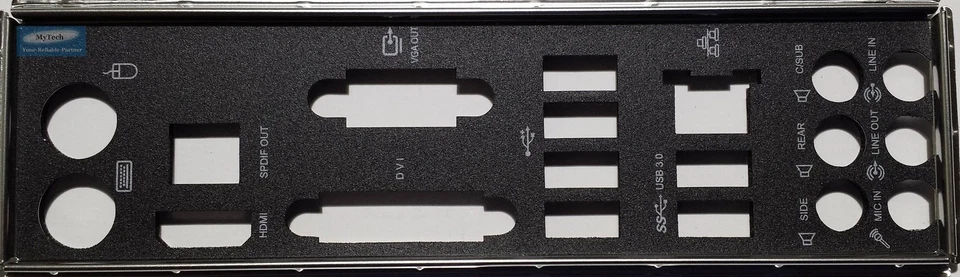 ASUS I/O IO SHIELD BLENDE BRACKET B85-PRO GAMER   NEU/NEW - Bild 1 von 1