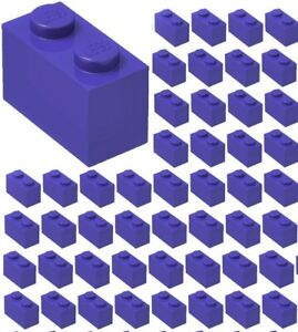 ☀️Lego x50 DARK PURPLE 1x2 Bricks Parts Pieces Bulk Lot Legos #3004 Friends