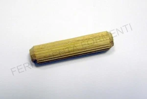SPINE LEGNO ZIGRINATO Kg.1 - diam. 10 MM x 35 mm tasselli giunzione fissaggio - Foto 1 di 1