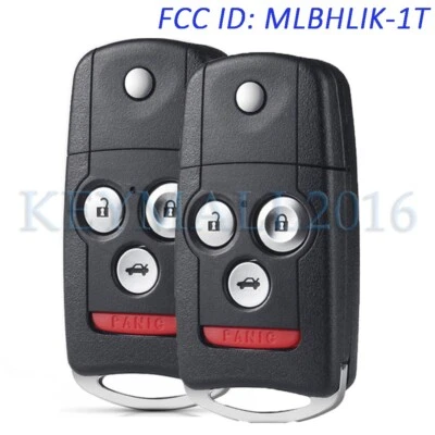 2 MLBHLIK-1T Smart Remote Key Fob for Acura TL TSX ZDX 2010 2011 2012 2013 — 第 1/3 张图片