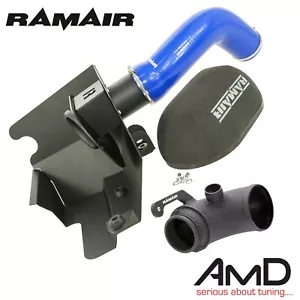 RAMAIR MK7 Golf R Induction Kit Air Filter Turbo Elbow Blue Hose Intake Kit - Picture 1 of 4