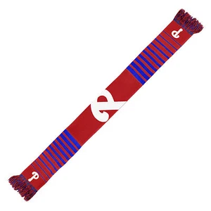 Bufanda de los Filis de Filadelfia Tejida Cuello de Invierno NUEVO - Logotipo Grande - Colores de Equipo - Imagen 1 de 1