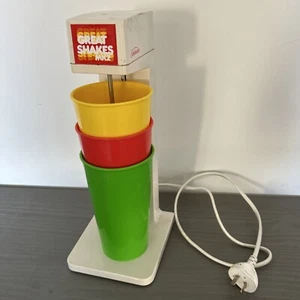 Sunbeam Great Shake MK2 Vintage Milkshake Maker + 3 Cups Working - Bild 1 von 7