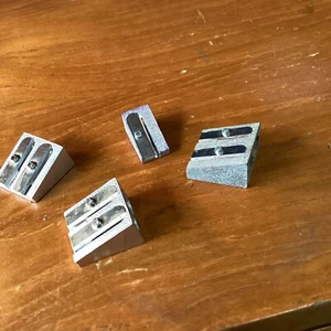 Sacapuntas de aluminio vintage 2 X alemanes - Imagen 1 de 6