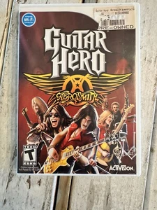 Preowned Guitar Hero: Aerosmith (Nintendo Wii, 2008) Complete Plays Well - Picture 1 of 6