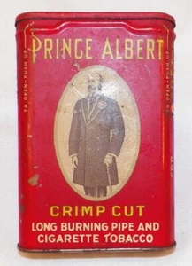 Vintage Prince Albert Cigarette Tobacco Tin Crimp Cut Long Burning EMPTY - Picture 1 of 5