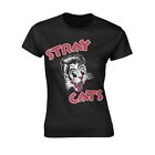 STRAY CATS - CAT LOGO BLACK T-Shirt, Girlie  Womens: 12