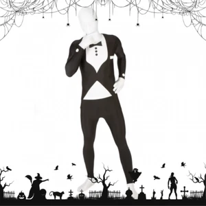 New Without Tags Adult's XL Morphsuits Halloween Costume Tuxedo  - Picture 1 of 10