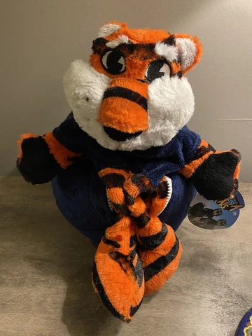 Auburn Tigers Reverse-A-Pals Pal Plush Toy NCAA Plush Mascot Football with Tags Cover
