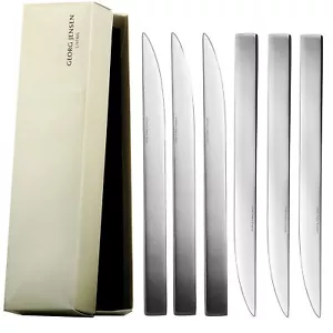 Georg Jensen Jean Nouvel Edelstahl Dinner Messer Set 6 Stück 3360014 - Bild 1 von 2
